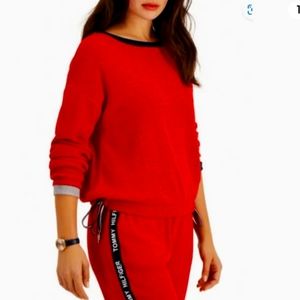 Woman's Tommy Hilfiger Signature Red Sweatsuit